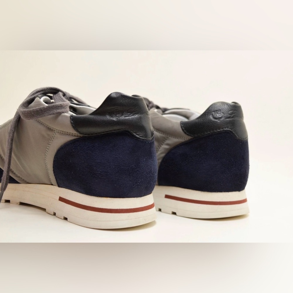 🔥100% Authentic Loro Piana Grey suede and nylon trainers - size EU40.5/US 10.5 🔥 - Picture 6 of 8
